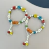 High-end female summer Chinese-style porcelain bead bracelet, artistic student ceramic bracelet jewelry, niche accessories details Picture